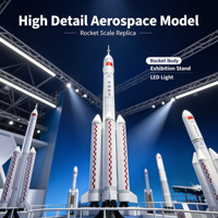 Modèle d'affichage de fusée aérospatiale personnalisé