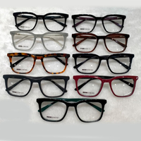 Nuevas Monturas Ópticas de Acetato Populares, Gafas Unisex, Stock Disponible, Venta Caliente, Surtido de Modelos, Monturas de Gafas