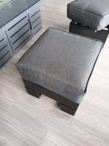 طقم أريكة من الراتان الصناعي مع موقد نار - أثاث حدائق خارجي، مجموعة جلوس مقاومة لجميع الظروف الجوية - Product Image 4