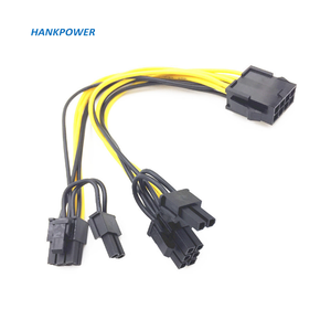 8Pin <span class=keywords><strong>สาย</strong></span>ไฟแยก CPU <span class=keywords><strong>8</strong></span>ขาไปยังการ์ดวิดีโอคู่2X6 + 2พิน<span class=keywords><strong>8</strong></span>พิน18AWG <span class=keywords><strong>สาย</strong></span>เคเบิล - Product Image 2