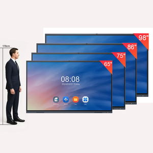 Tương Tác Thông Minh Hội Đồng Quản Trị TV LCD Hiển Thị 4K Độ Phân Giải Dual OS 20-Điểm Cảm Ứng (Bút/Ngón Tay) 65/75/86/98 Inch Lớp Học & Văn Phòng Sử Dụng - Product Image 3
