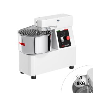 Amasadora Eléctrica Gastro GGM - Tazón de Acero Inoxidable - 22 Litros / 18 Kg - Uso en Panadería - Función de Temporizador - Product Image 1