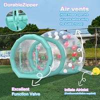 Meilleure vente location de maison gonflable en pvc avec dôme gonflable et ballon, tente à bulles, maison gonflable transparente