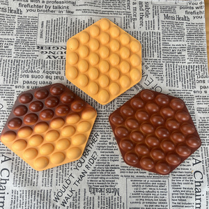 Décoration personnalisée en plastique PU rebondissant pour gaufres aux œufs de Hong Kong, desserts délicieux, modèles de présentation factices - Product Image 2