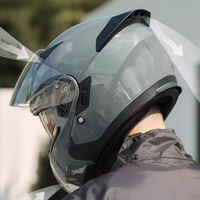 Casque de moto modulaire homologué DOT, à visière rabattable, double visière, aérodynamique, équipement de course pour moto, pour hommes, Cascos Para Moto