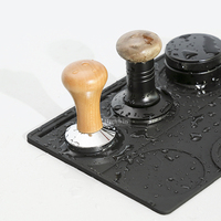 Accessoires de café HIGHWIN Tapis de protection pour expresso multifonctionnel Tampon en silicone de qualité alimentaire