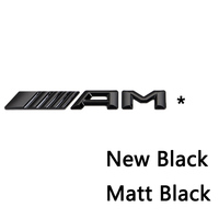 Emblème de coffre arrière de voiture avec lettres AMG pour Mercedes Benz W124 W204 W201 W205 W204 W203 W212 W211, logo, insigne, étiquette, autocollant