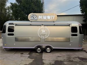 Remorque alimentaire OEM givrée, entièrement équipée, avec barbecue en acier inoxydable et four à pizza, pour la vente aux États-Unis et au Royaume-Uni - Product Image 2