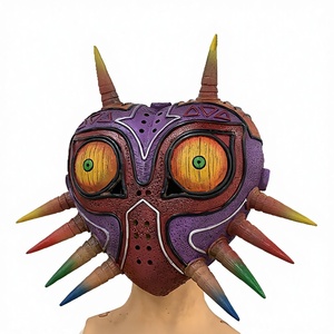 Masque en latex lumineux Medusa <span class=keywords><strong>Breath</strong></span> <span class=keywords><strong>of</strong></span> <span class=keywords><strong>the</strong></span> <span class=keywords><strong>Wild</strong></span>, modèle 05, pour fêtes et événements, accessoire de <span class=keywords><strong>jeu</strong></span> <span class=keywords><strong>Zelda</strong></span> pour Halloween - Product Image 1