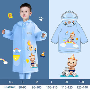 Manteau de pluie EVA imprimé dessin animé pour enfant en bas âge, vêtement à la mode pour garçon et fille, vente en gros - Product Image 6