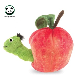 Personalizzabile simpatico cartone animato a forma di frutta giocattoli di peluche decorazione per la casa con pesca mela uva in tessuto materiale di riempimento in cotone PP - Product Image 1