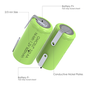 GMCELL AA 2/3 Ni-MH Batteries 3.6V 2/3AA 300mah 600mah Nimh Battery Pack for <b>Consumer</b> <b>Electronics</b> and Toys - Product Image 4