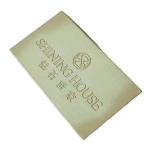 <span class=keywords><strong>Plaque</strong></span> signalétique en métal <span class=keywords><strong>adhésive</strong></span> gravée personnalisée, autocollant d'étiquette en acier inoxydable, <span class=keywords><strong>plaque</strong></span> de signalisation en aluminium brossé - Product Image 5