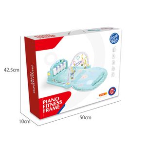 <span class=keywords><strong>Huanger</strong></span>-estante plegable multifuncional para bebés y niños, colchoneta de <span class=keywords><strong>gimnasio</strong></span> suave con Piano y música - Product Image 2