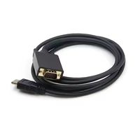 Cable HDTV a VGA, Cable de Audio y Video HDTV Macho a VGA Macho, 1920*1080P, para Monitor de PC, Proyector HDTV