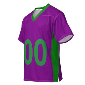 Maillot de football à col en V 100 % polyester, imprimé par sublimation, respirant, écologique, avec logo et numéro personnalisés - Product Image 4
