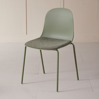 Chaise de salle à manger minimaliste, chaise de cuisine, chaise de restaurant, chaise rembourrée