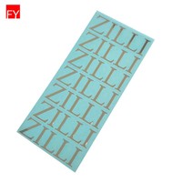 Étiquettes en Nickel 3D personnalisées en relief, autocollants en or Uv, étiquettes d'impression, vinyle métallique, feuille d'électroformage, Logo en métal