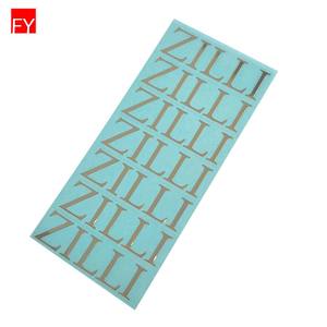 Etiqueta de relevo com impressão em níquel, etiqueta adesiva de <span class=keywords><strong>metal</strong></span> com impressão de uv, metálica, eletroformada em vinil - Product Image 2