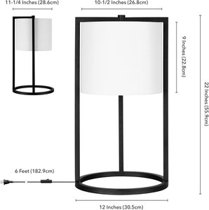 Lampe d'hôtel personnalisée, suite king-size contemporaine à deux chambres chez Candlewood Suites, lampes de bureau à abat-jour en tissu avec alimentation secteur - Product Image 2