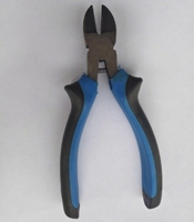 Pince coupante diagonale industrielle de précision en acier au vanadium forgé bleu 150 mm, avec pinces à genouillère, assemblage ODM, garantie 3 ans