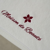 Serviettes d'esthéticienne pour soins du visage Enveloppement du visage Chiffon doux pour le visage avec design fendu Serviettes de spa pour le massage à la vapeur du visage a
