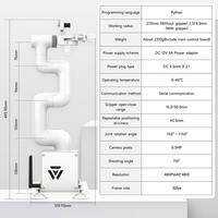 JetCobot Desktop AI Visual ROS lengan Robot kolaboratif dengan konfigurasi Robot UR yang serupa untuk Jetson Orin Nano Orin NX SUPER