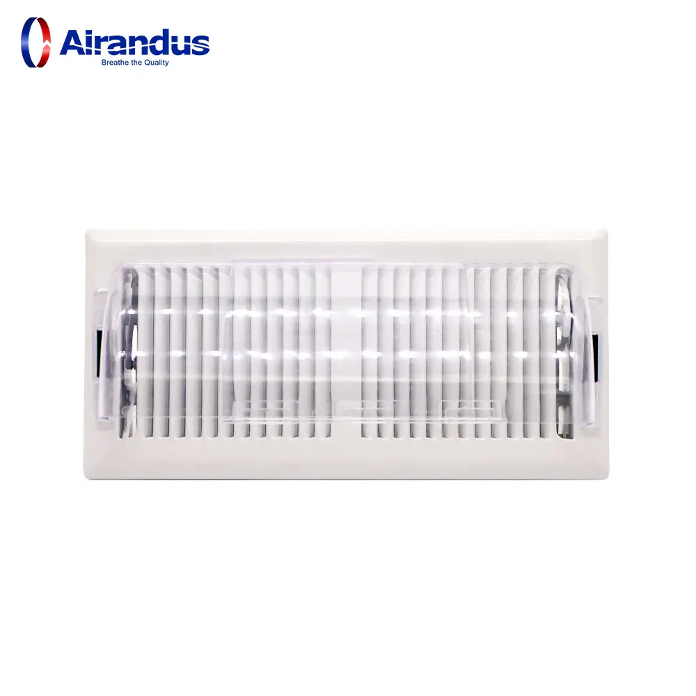 Split air conditioner floor vent extender AC flow split adjustable magnetic mount plastic air deflector for floor register