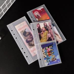 Album photo de voyage en plastique 2x3 pouces avec 1 pochette pour cartes postales A6 – Rangement de souvenirs et photos 3 pouces – Vente en gros - Product Image 2