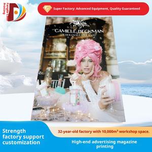 Logo personnalisé en gros/conception graphique reliure parfaite magazines livres histoire américaine publicité en vrac papier de cuivre imprimé - Product Image 3