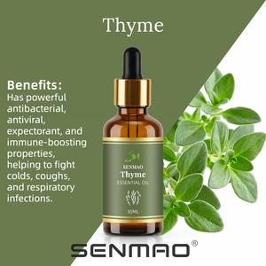 Huile Essentielle de Thym 100% Pure, Naturelle et Biologique en Gros, Marque Privée pour Soins de la Peau et Massage Corporel - Product Image 2
