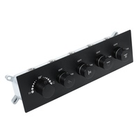 HONGDEC Music LED Système de douche Noir mat Ensemble de robinet de douche à effet pluie de luxe Robinets de douche de salle de bain