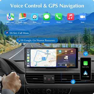 10.26 inch phổ Car DVD Player màn hình cảm ứng không dây Car player <span class=keywords><strong>Android</strong></span> âm thanh xách tay Carplay với phía trước và trở lại máy ảnh - Product Image 2