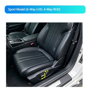 Sedile Auto Elettrico <span class=keywords><strong>Aftermarket</strong></span> a 6 Vie per Conducente e 4 Vie per Passeggero, Sostituzione Diretta per <span class=keywords><strong>Sedili</strong></span> Sportivi - Product Image 3