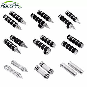 Empuñaduras de manillar de motocicleta de aluminio CNC RACEPRO de 1 "y 25mm para <span class=keywords><strong>Harley</strong></span> Davidson <span class=keywords><strong>Street</strong></span> 500 750 Touring Softail Sportster XL <span class=keywords><strong>1200</strong></span> 883 - Product Image 2