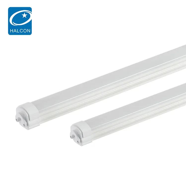 Etl dlc listado 2ft 4ft superfície lâmpada led, à prova de tripla explosão fixação à prova de vapor t8 tubo de led fluorescente