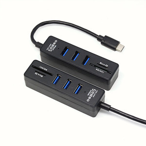 Hub Combo Tipo C USB 3.0 con Lector de Tarjetas SD y Micro SD, Divisor de Tres Puertos - Product Image 3