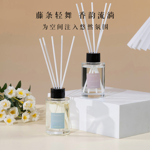 Fresh Air <b>Reed</b> <b>Diffuser</b> 120Ml Cylindrical Glass Long Lasting Fragrance Home Indoor Decor Aromatherapy - Product Image 4