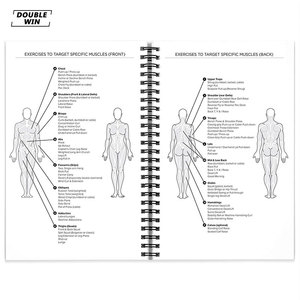 Custom <strong>Fitness</strong> Journal and <strong>Planner</strong> for Workouts - Product Image 5