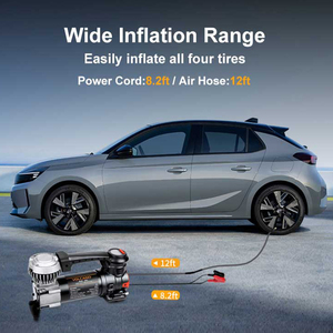 Adaptador de bomba de aire para coche y vehículo, boquillas, inflador de neumáticos para gasolinera con Monitor de presión de neumáticos para coches - Product Image 3