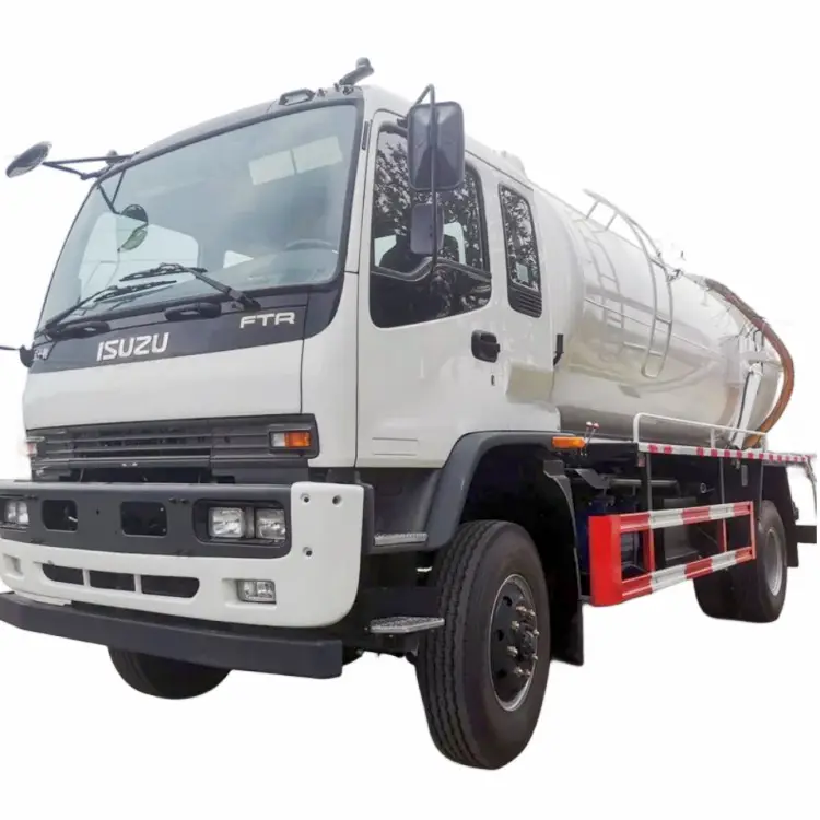 Penjualan terlaris Isuzu limbah vakum air truk penyedot Mini clw euro 3 4x2 hisap truk tangki dengan vakum untuk dijual