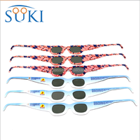 Lunettes 3D en papier personnalisées avec logo, prix promotionnel, lunettes d'éclipse solaire