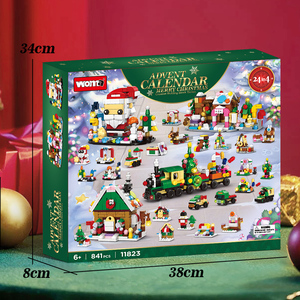 Woma Factory 24-Packs Christmas <strong>Advent</strong> <strong>Calendar</strong> Building Block Party Favor <strong>Toys</strong> for Classroom Prize (11823) - Product Image 6