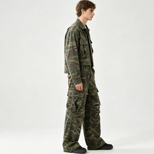 Fabricante Personalizado de Pantalones Cargo de Camuflaje Estilo Streetwear, Proveedor de Pantalones Utilitarios de Camuflaje al Por Mayor - Product Image 2