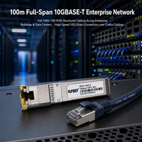 Transceiver SFP+ RJ45 Cuivre 10GBASE-T Compatible MSA, Vente Directe Usine, Livraison Rapide, Faible MOQ, Commande d'Échantillon