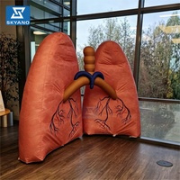 Modèle de poumon humain gonflable géant 3M, modèle anatomique, améliore l'éducation médicale/la promotion de la santé