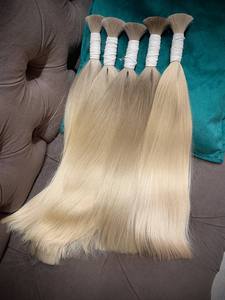 Chất lượng nhà máy tóc vàng thô bện Trinh Nữ tóc lớp biểu bì phù hợp đôi rút ra ban đầu con người Remy số lượng lớn tóc con người mở rộng - Product Image 5