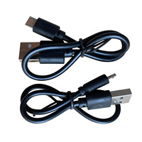Câbles de charge pour jouets USB V8 Type-C vers Micro USB, câble de données à charge rapide avec gaine en PVC pour téléphone portable, ventilateur ou autres appareils électriques