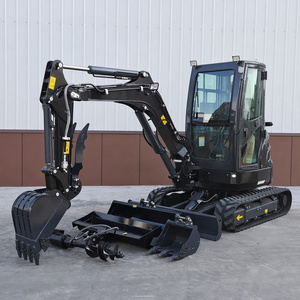Mini-excavatrice HS 1 tonne, 2 tonnes, 3,5 tonnes, moteur Kubota, CE EPA, chenilles en caoutchouc hydrauliques, petite excavatrice sur chenilles pour la ferme - Product Image 2