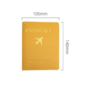 Quttie Couverture De Passeport Fleurs Jaunes - Étui Passeport Mignon Voyage Enfants Femmes Hommes